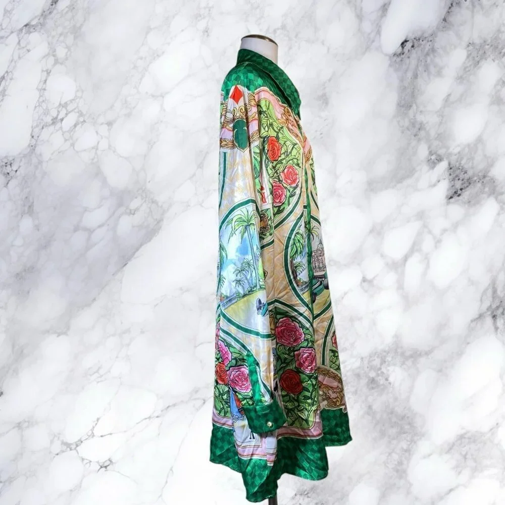 Fashion Nova printed satin